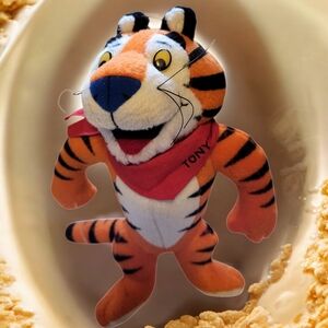 Vintage 1997 Kellogg's Frosted Flakes Tony the Tiger 8" Plush Stuffed Animal